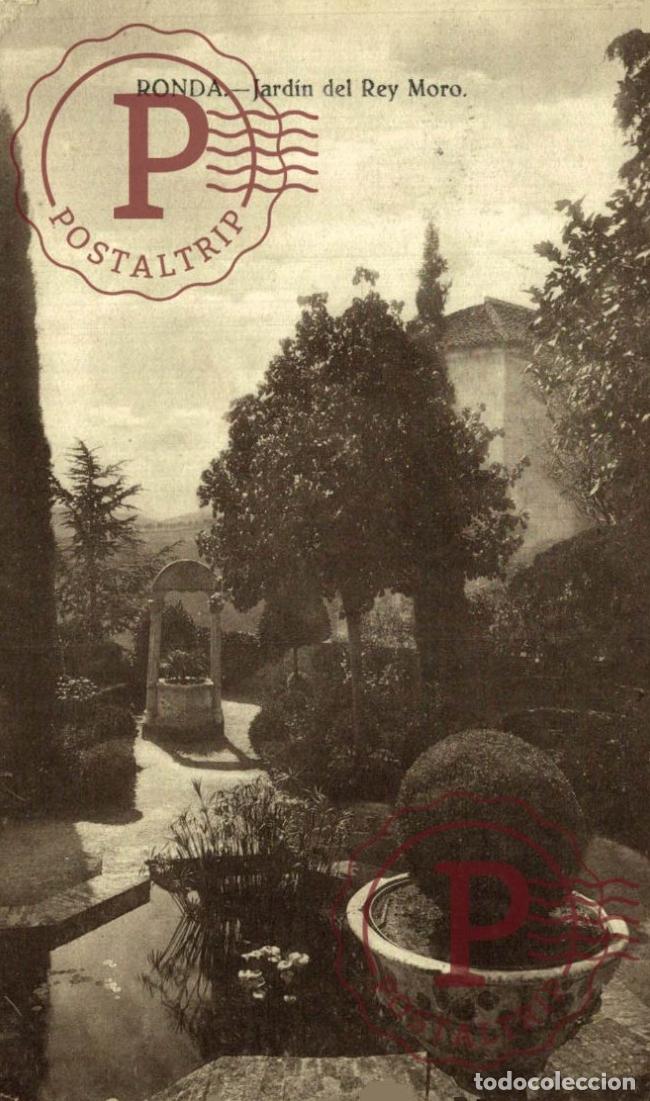 Postales: MALAGA. RONDA. JARDIN DEL REY MORO