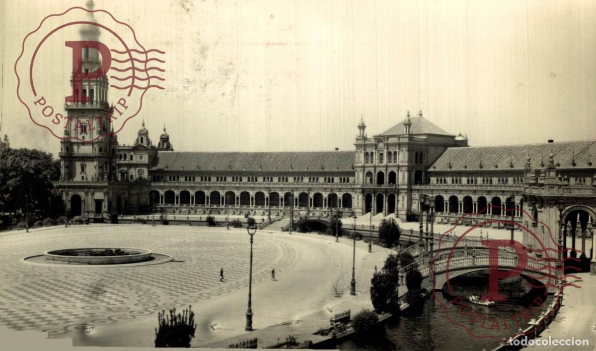 Postales: SEVILLA. Plaza De Espa&ntilde;a