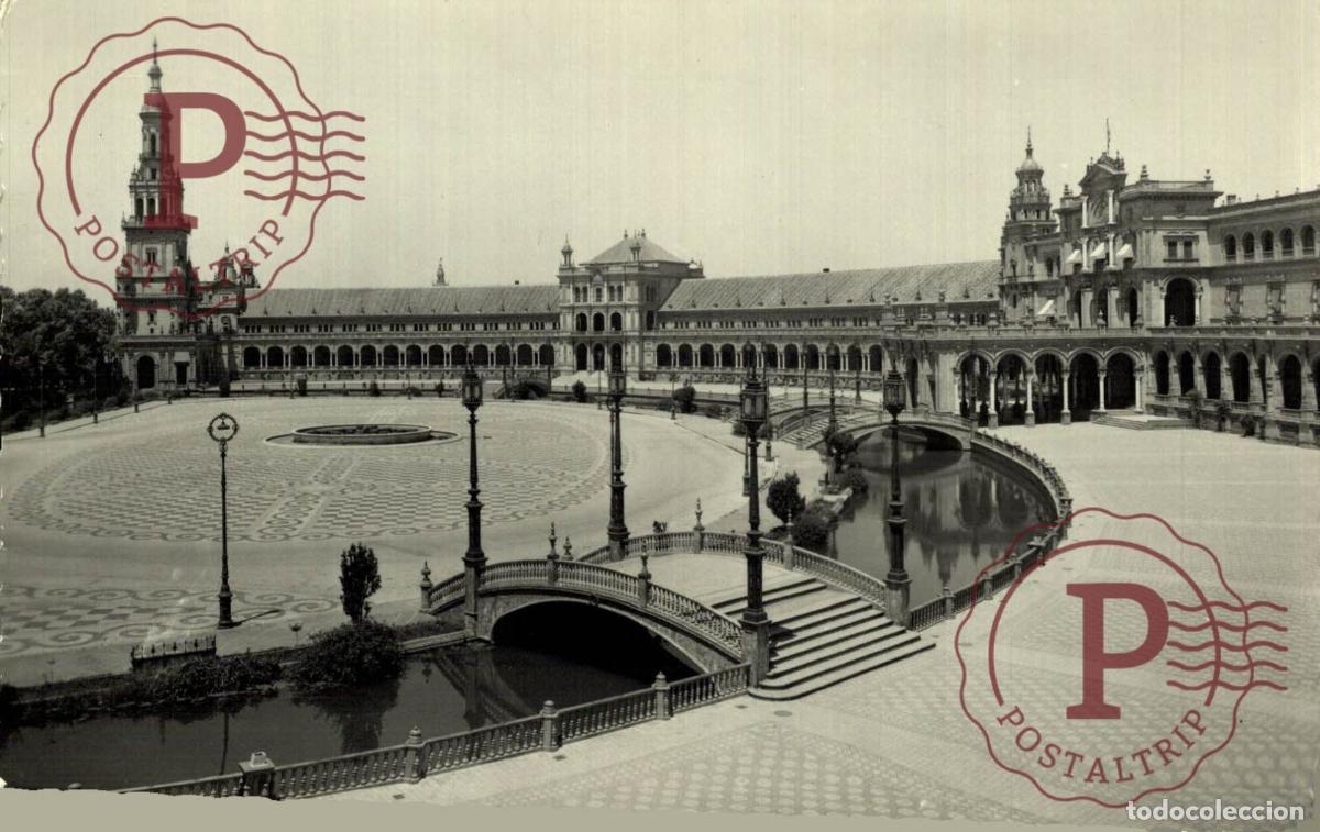 Postales: SEVILLA. Plaza De Espa&ntilde;a.