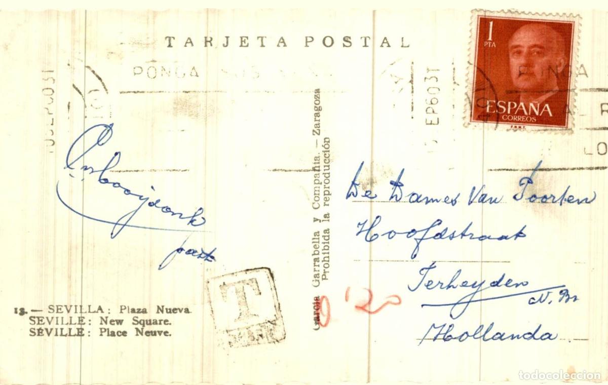 Postales: SEVILLA. Plaza Nueva - Foto 2