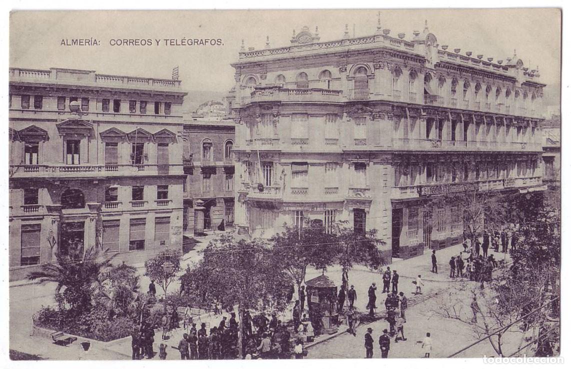 Postales: Almer&iacute;a: Correos y Tel&eacute;grafos. Hauser y Menet. No circulada (A&ntilde;os 10)