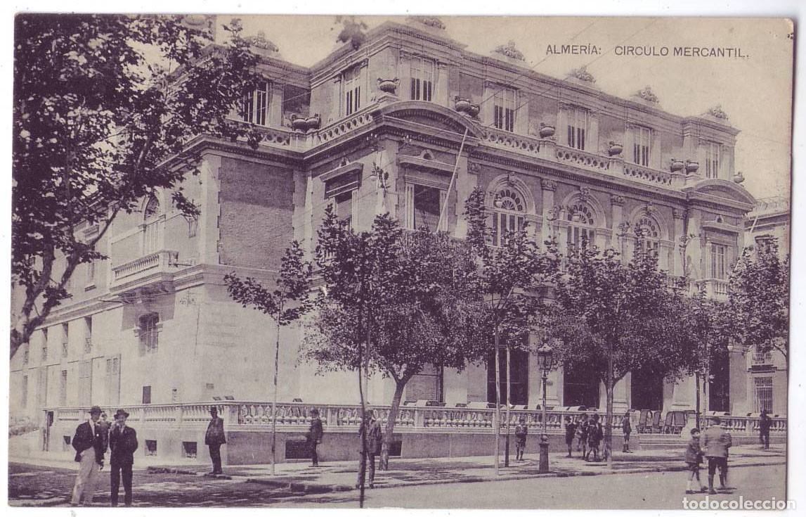 Postales: Almer&iacute;a: C&iacute;rculo Mercantil. Hauser y Menet. No circulada (A&ntilde;os 10)