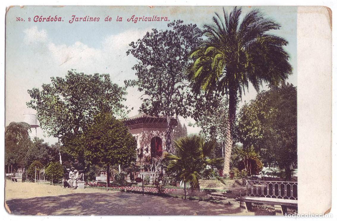 Postales: C&oacute;rdoba: Jardines de la Agricultura. Purger & Co. Sin dividir. No circulada (anterior a 1905)