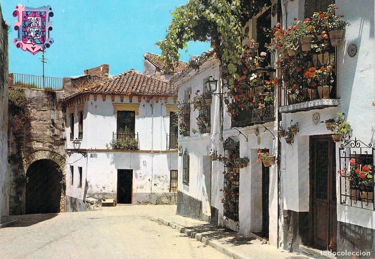 Postales: Postal de calle t&iacute;pica en el barrio del Albaic&iacute;n de Granada