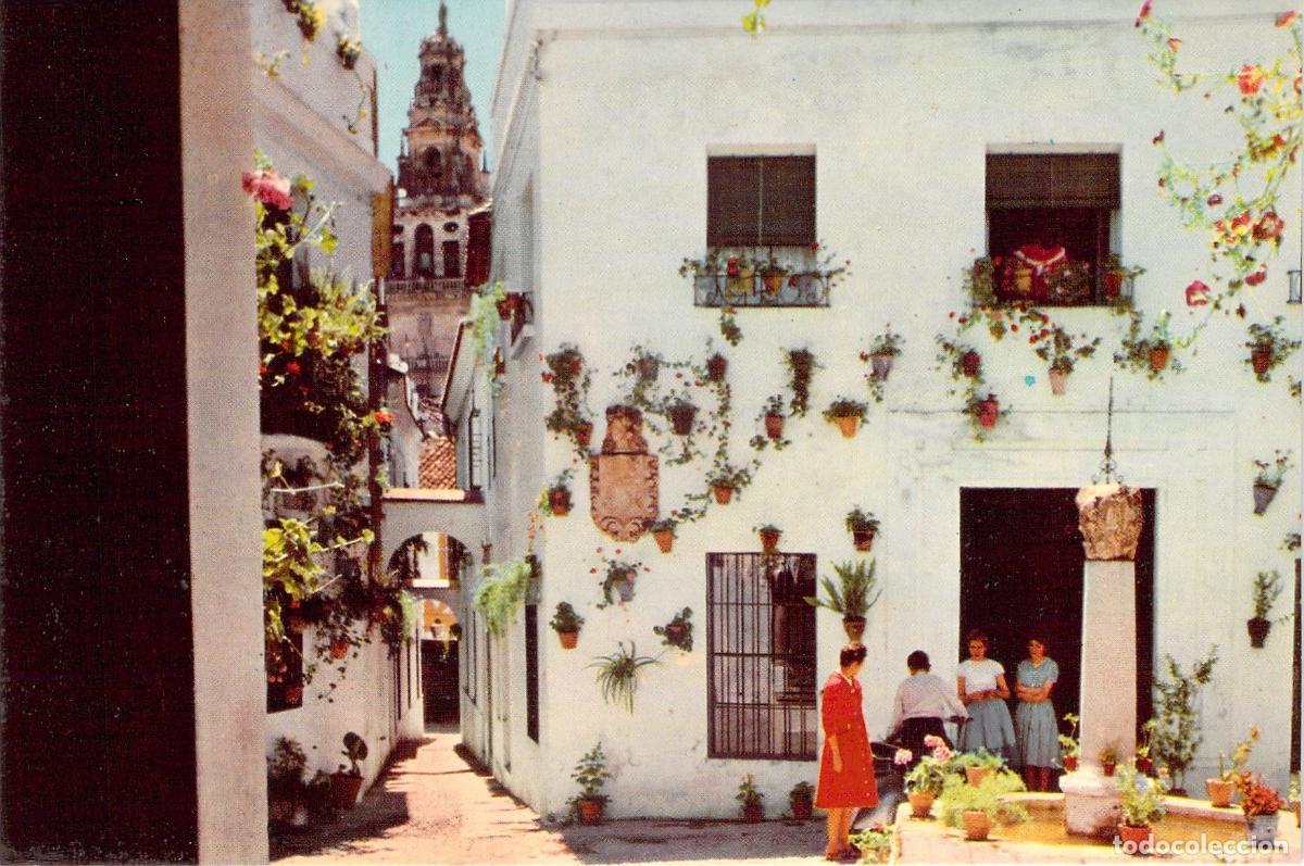 Postales: Postal de la emblem&aacute;tica Calleja de las Flores en C&oacute;rdoba