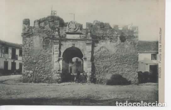 Postales: MALAGA SIN ESCRIBIR RONDA PUERTA DE ALMOCABAR