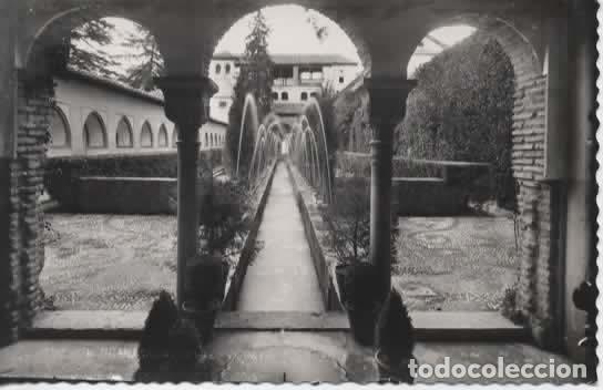Postales: GRANADA SIN ESCRIBIR GENERALIFE JARDINES