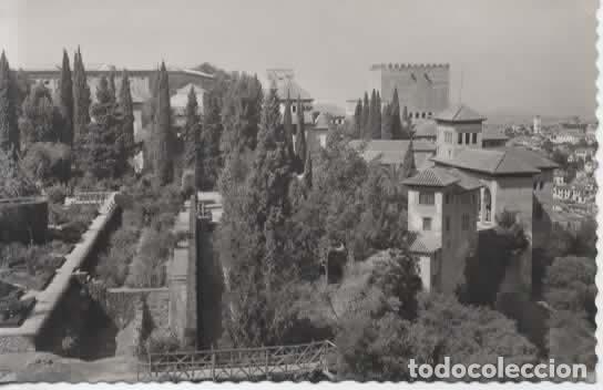 Postales: GRANADA SIN ESCRIBIR ALHAMBRA JARDINES DEL PARTAL