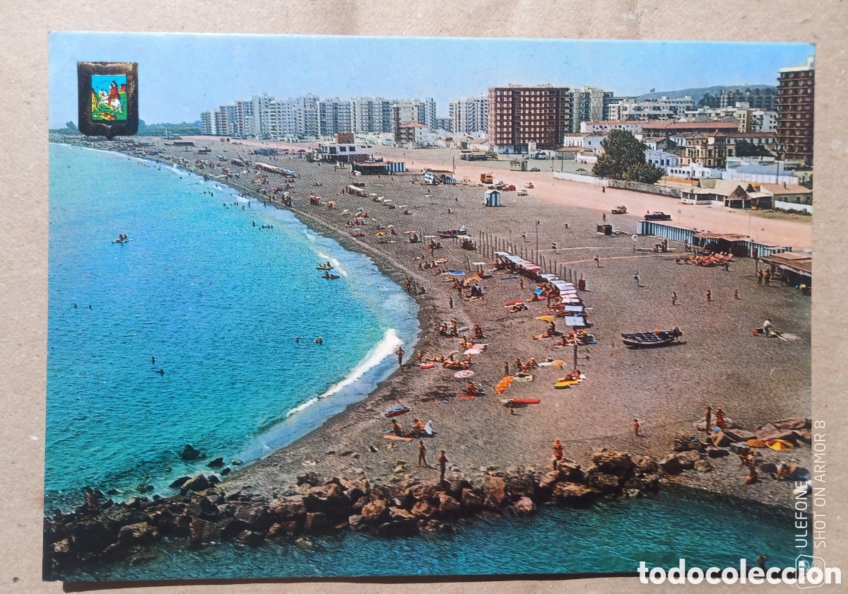 Postales: Postal Torre del Mar n&deg; 16 - Playa del Espig&oacute;n. Sin escribir