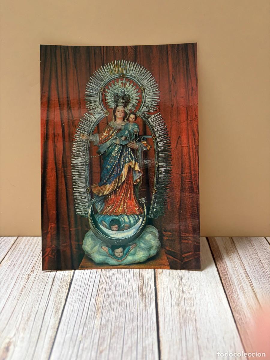 Postales: TARJETA POSTAL. HUELVA. 2001.- VIRGEN DEL ROSARIO. PATRONA DE RIOTINTO. EDICIONES ARRIBAS