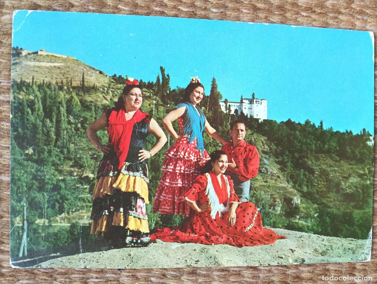 Postales: GRANADA - BAILAORAS DEL SACROMONTE - ED. CAMPA&Ntilde;A Y PUIG FERRAN