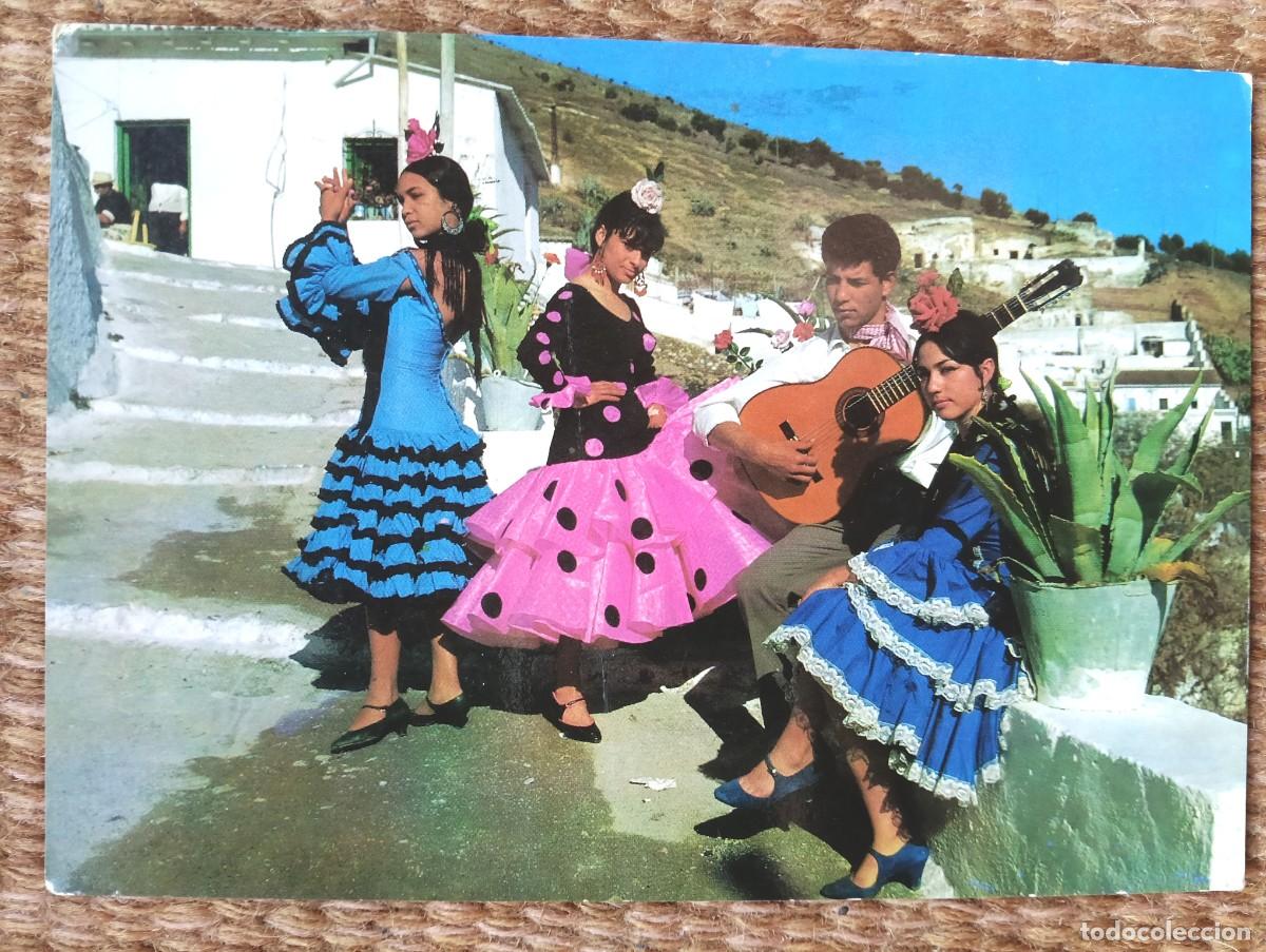 Postales: GRANADA - BAILAORES - CON LOTERIA DEL ATLETICO ZAIDIN - ED. GALLEGOS