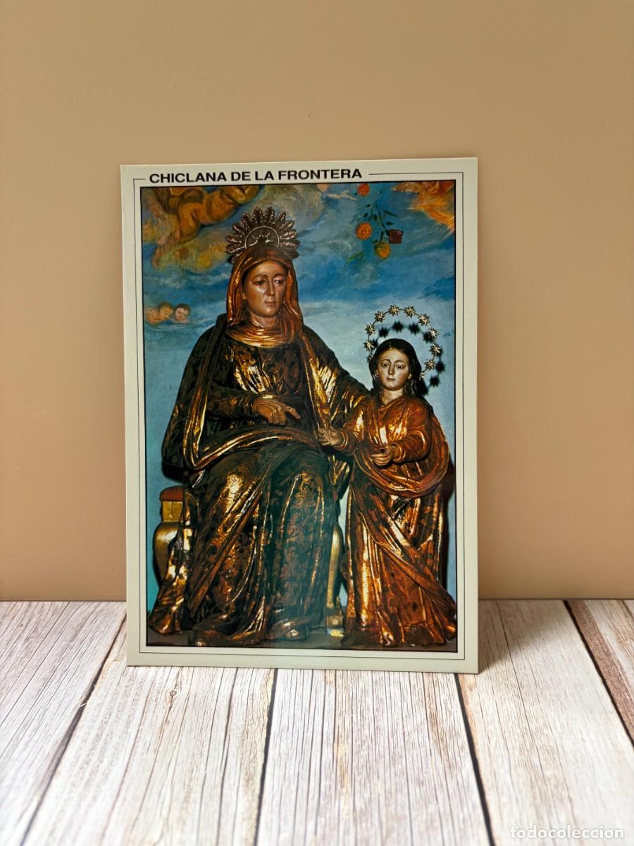 Postales: TARJETA POSTAL. RELIGIOSA. 23.- CHICLANA DE LA FRA. C&Aacute;DIZ. SANTA ANA. EDICIONES ARRIBAS