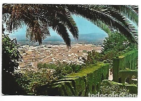 Postales: VISTA DESDE EL CARMEN DE LOS MARTIRES - PARTIAL VIEW.- GRANADA