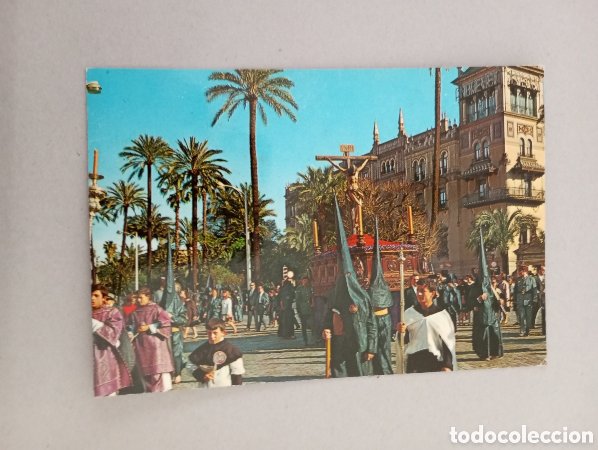Postales: Postal cristo de la buena muerte sevilla semana santa Garc&iacute;a garabella
