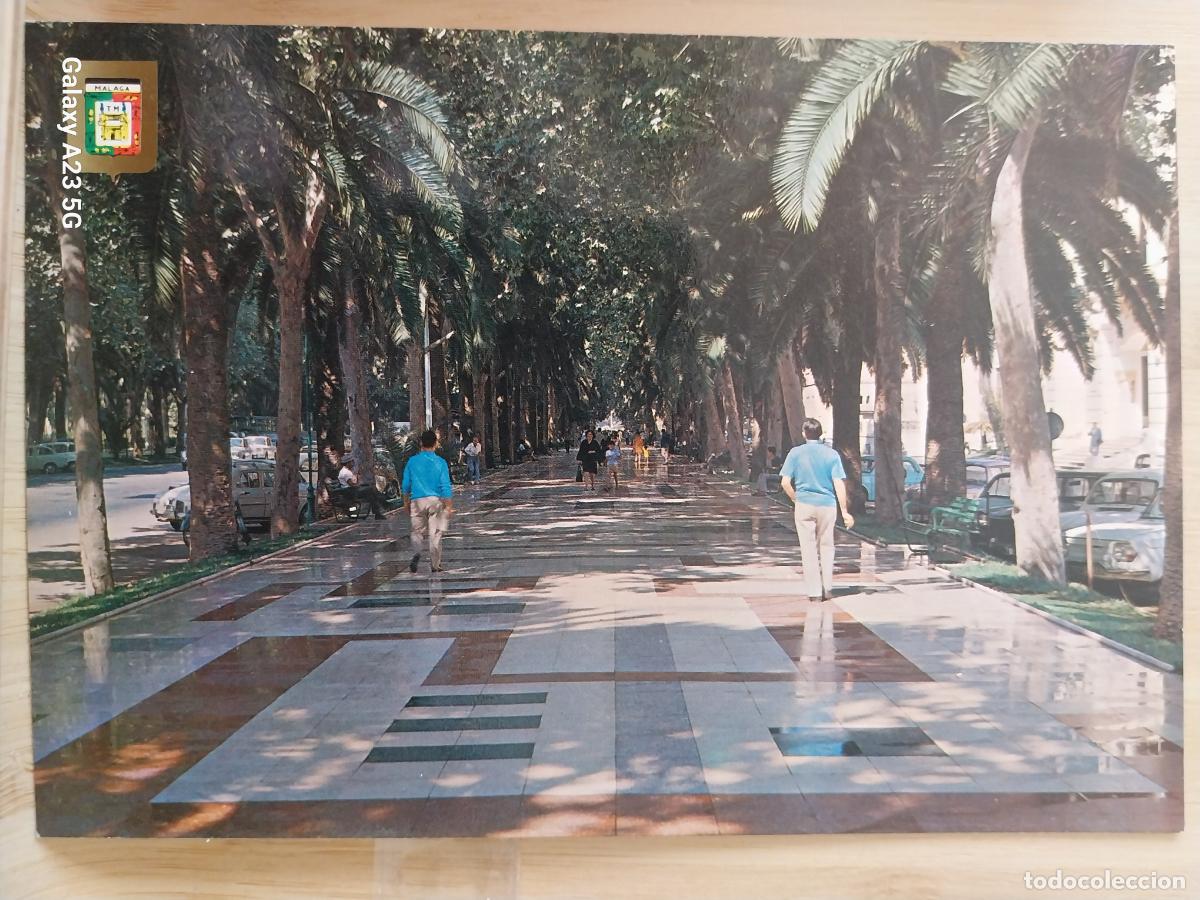 Postales: PASEO DEL PARQUE MALAGA ED FISA 63 ANIMADA COSTA DEL SOL