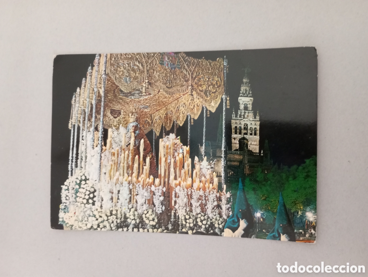 Postales: Postal nuestra se&ntilde;ora de la esperanza semana santa de Sevilla Garc&iacute;a garabella