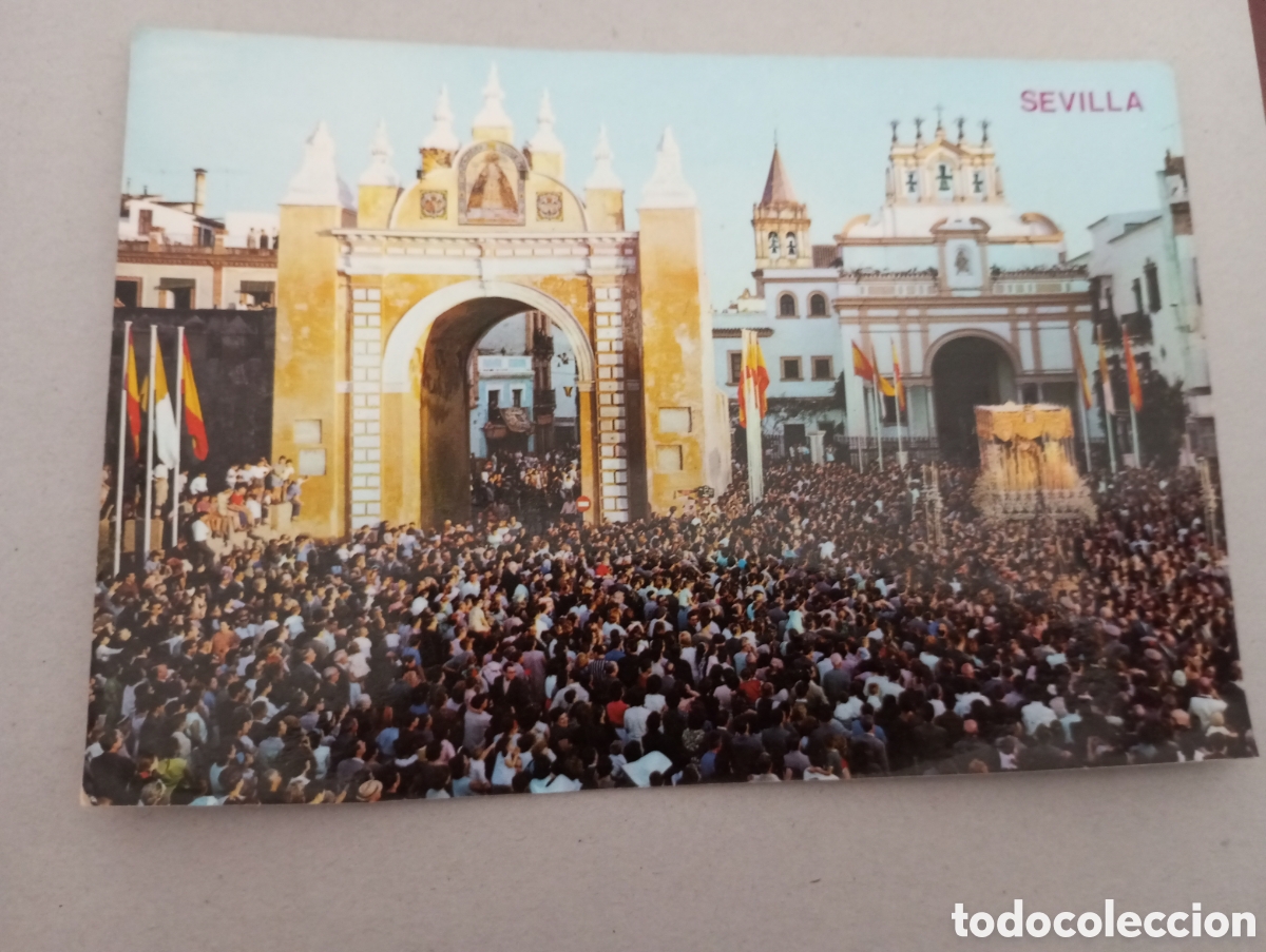 Postales: Postal arco de la macarena entrando En su capilla ediciones arriba