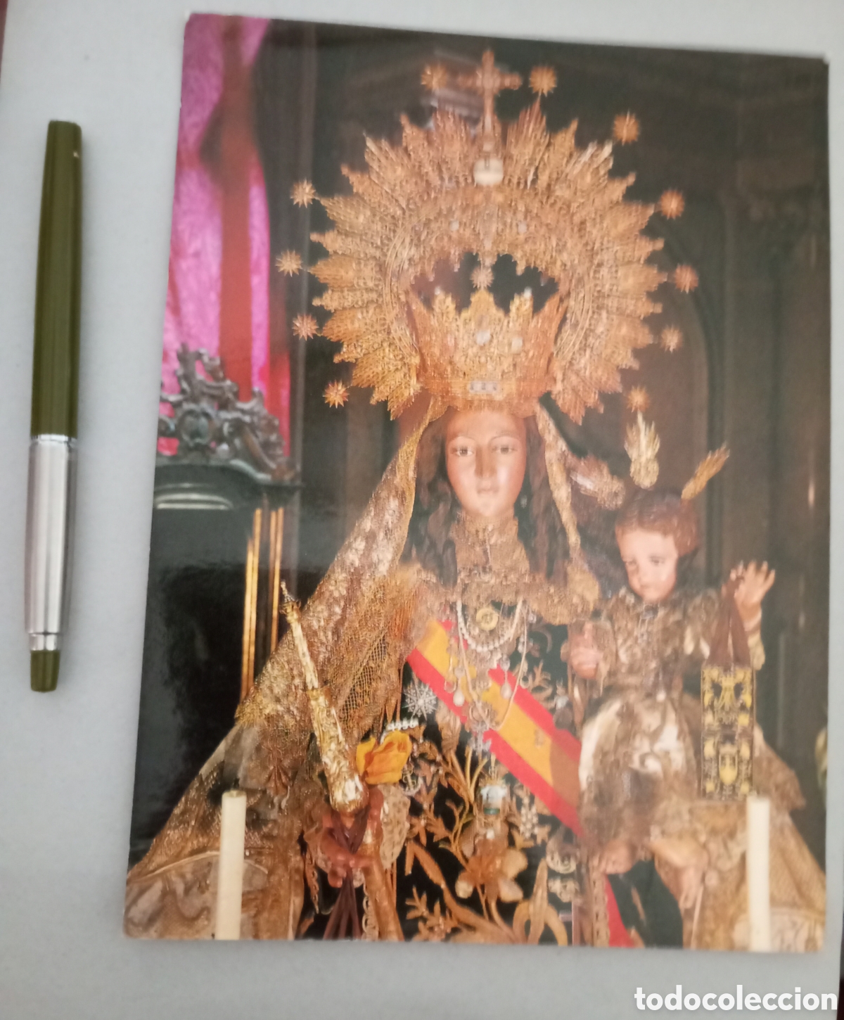 Postales: Postal f&oacute;rmate grande nuestra se&ntilde;ora del Carmen patrona de la Marina