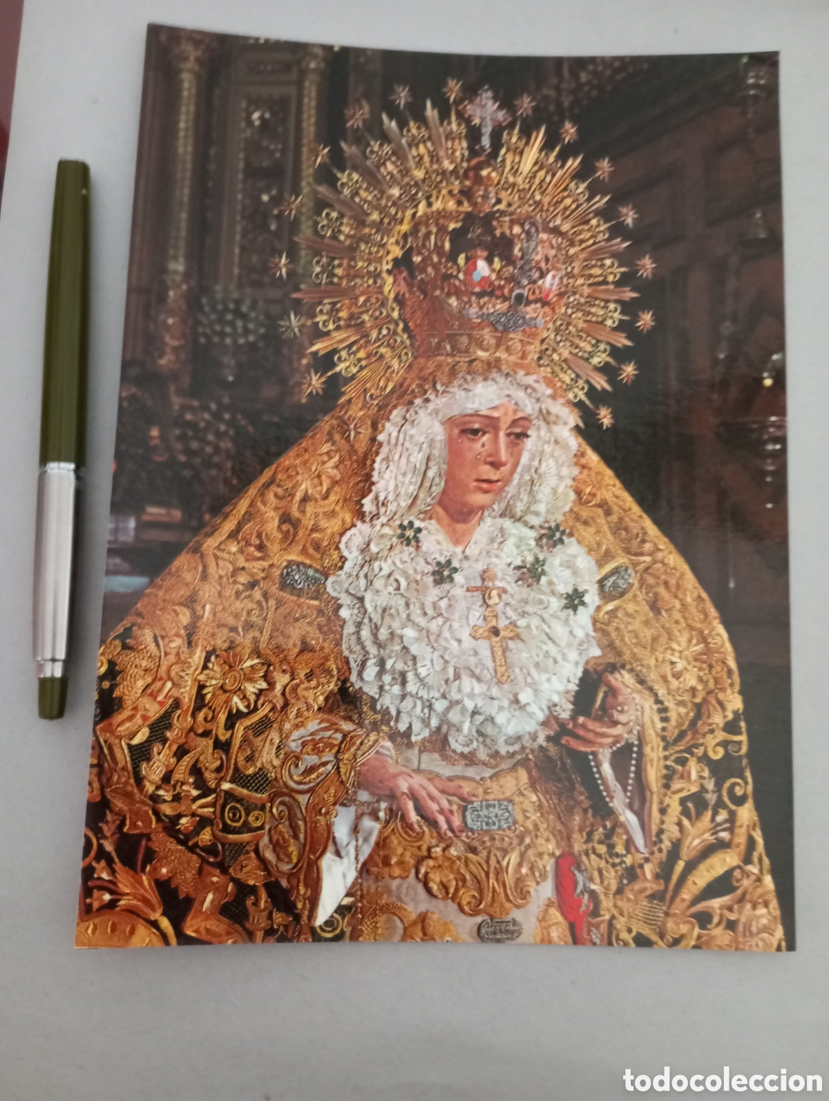 Postales: Postal grande nuestra se&ntilde;ora de la esperanza( la macarena)