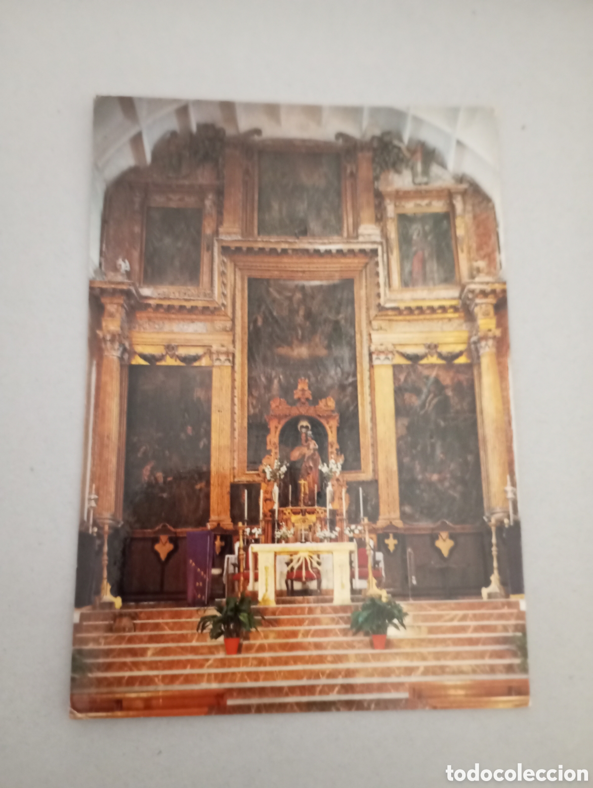 Postales: Espera.Cadiz retablo altar mayor
