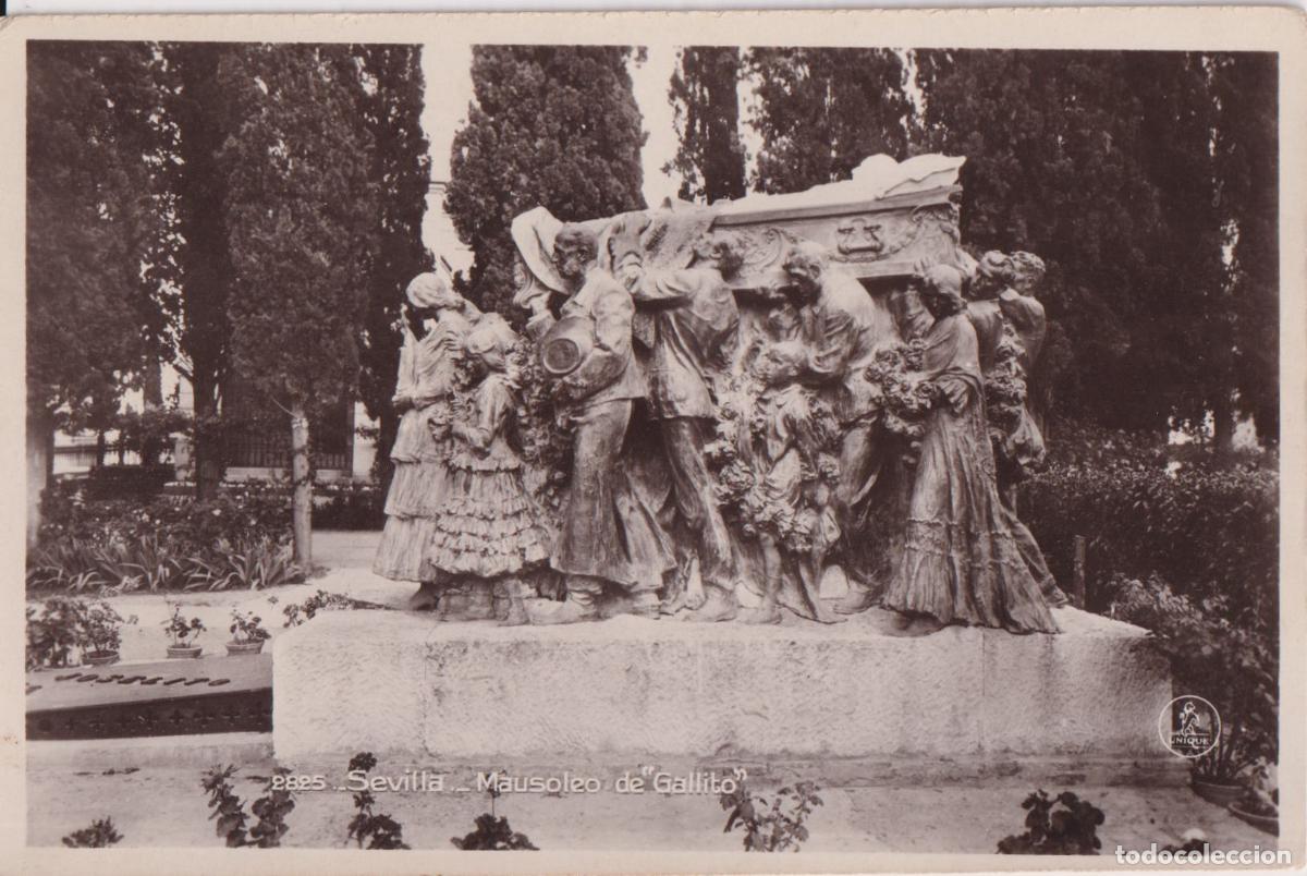 Postales: SEVILLA, MAUSOLEO DE GALLITO &ndash; EDICIONES UNIQUE 2825 &ndash; S/C