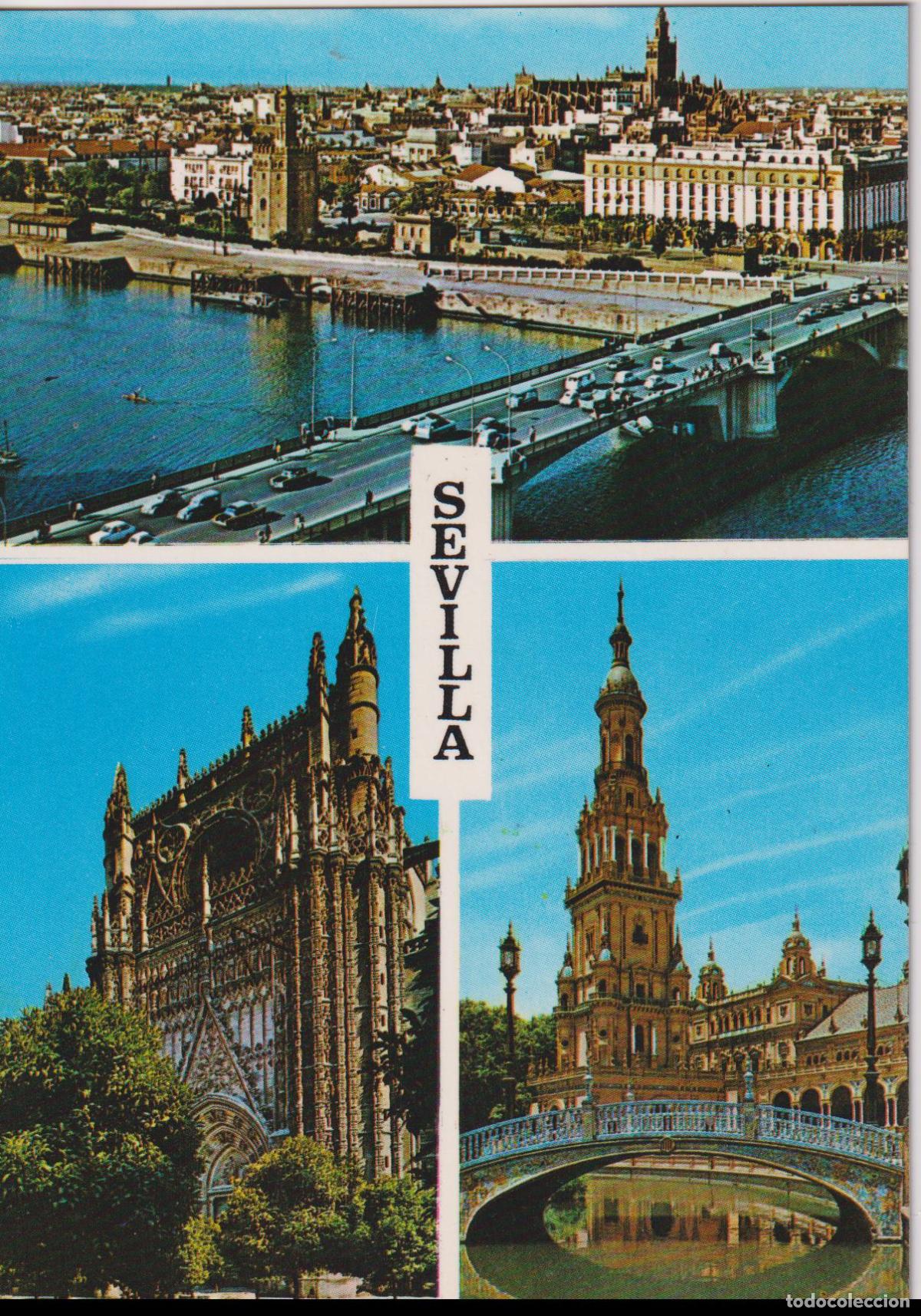 Postales: SEVILLA, VARIAS VISTAS DE LA CIUDAD &ndash; EDITA BEASCOA N&ordm;615 &ndash; S/C
