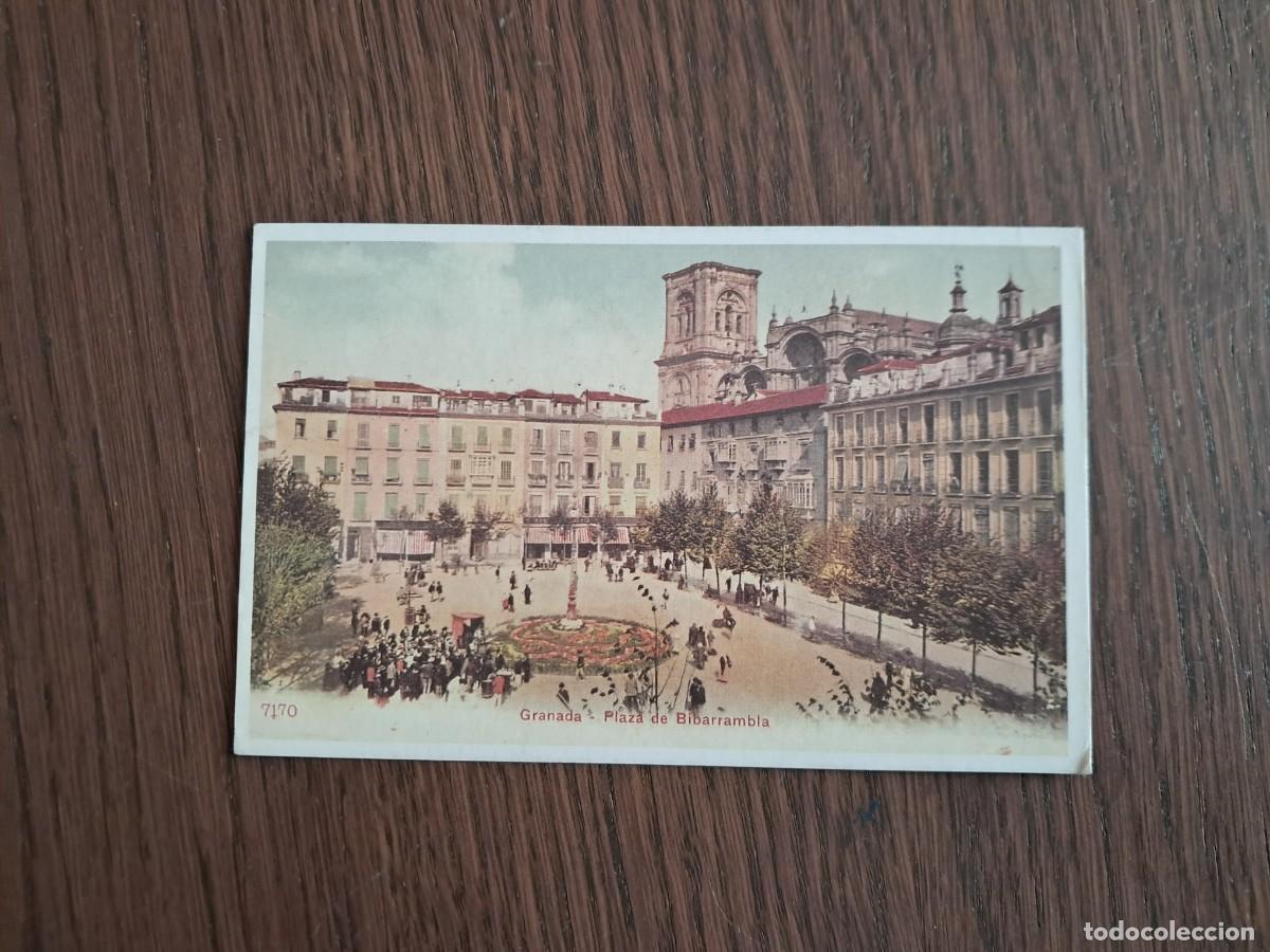 Postales: postal de Espa&ntilde;a, plaza de Bibarrambla, Granada 7170, Granada antigua en postales, Centro 1,a&ntilde;o 1997