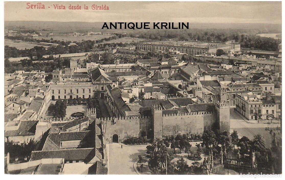 Postales: SEVILLA / VISTA DESDE LA GIRALDA / COLECCION M. CHAPARTEGUY N&ordm; 28436 / SIN FRANQUEAR