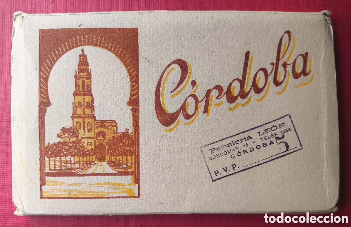 Postales: C&Oacute;RDOBA BLOC POSTAL PAPELER&Iacute;A LE&Oacute;N FOTOTIPIA ROISIN