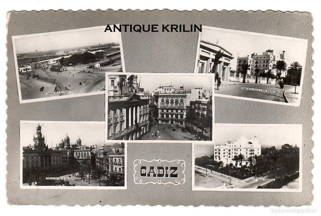 Postales: CADIZ / VARIAS VISTAS / EDICIONES AMAYA / SIN FRANQUEAR