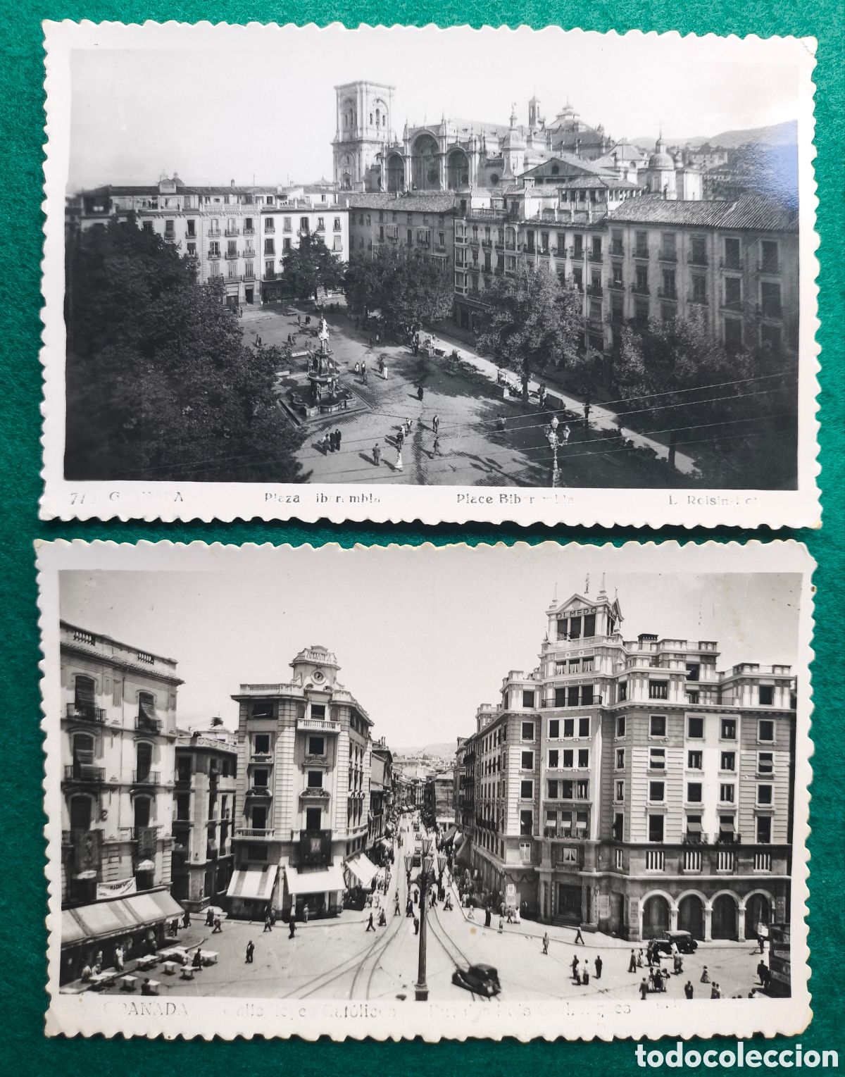 Postales: GRANADA POSTAL FOTOGR&Aacute;FICA ANIMADA LOTE 2 C. 1950