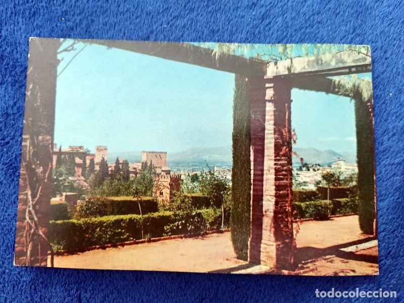 Postales: POSTAL ANDALUCIA GRANADA ALHAMBRA DESDE GENERALIFE NO CIRCULADA