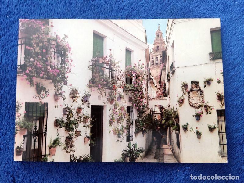 Postales: POSTAL ANDALUCIA CORDOBA CALLEJA DE LAS FLORES CON TORRE DE LA MEZQUITA NO CIRCULADA