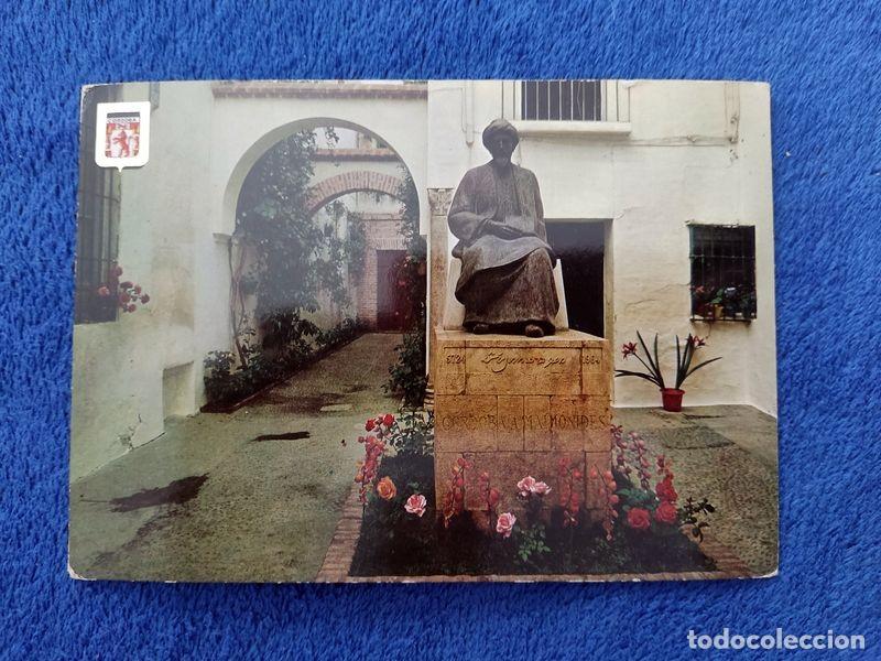 Postales: POSTAL ANDALUCIA CORDOBA MONUMENTO A MAIMONIDES EN CALLE JUDIOS NO CIRCULADA