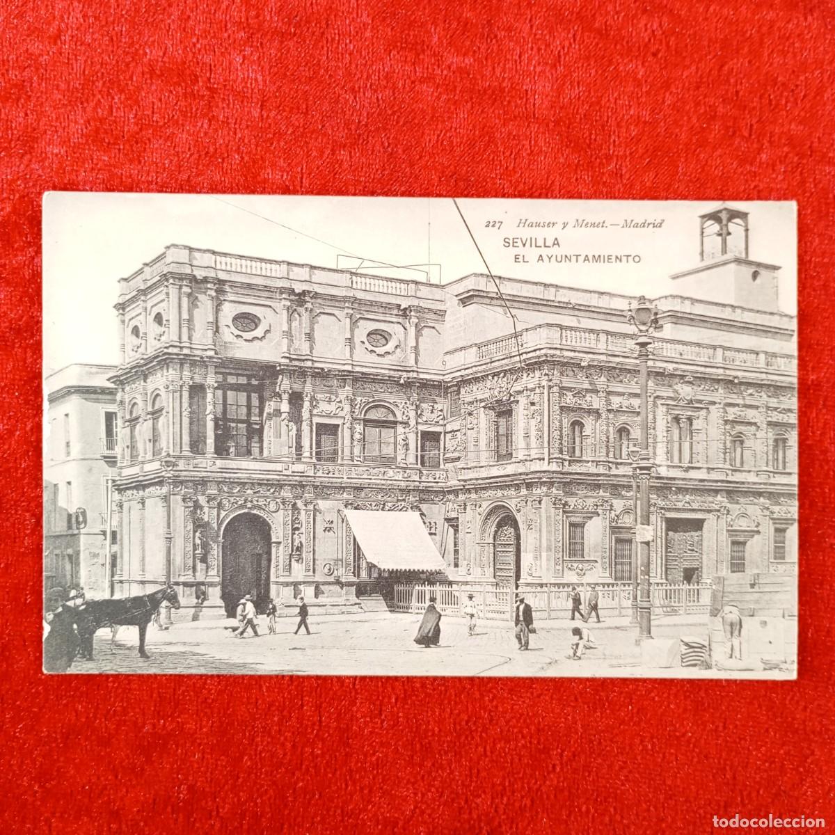 Postales: POSTAL - SEVILLA - EL AYUNTAMIENTO - HAUSER Y MENET - MADRID - 227 - RAR&Iacute;SIMA / 2000