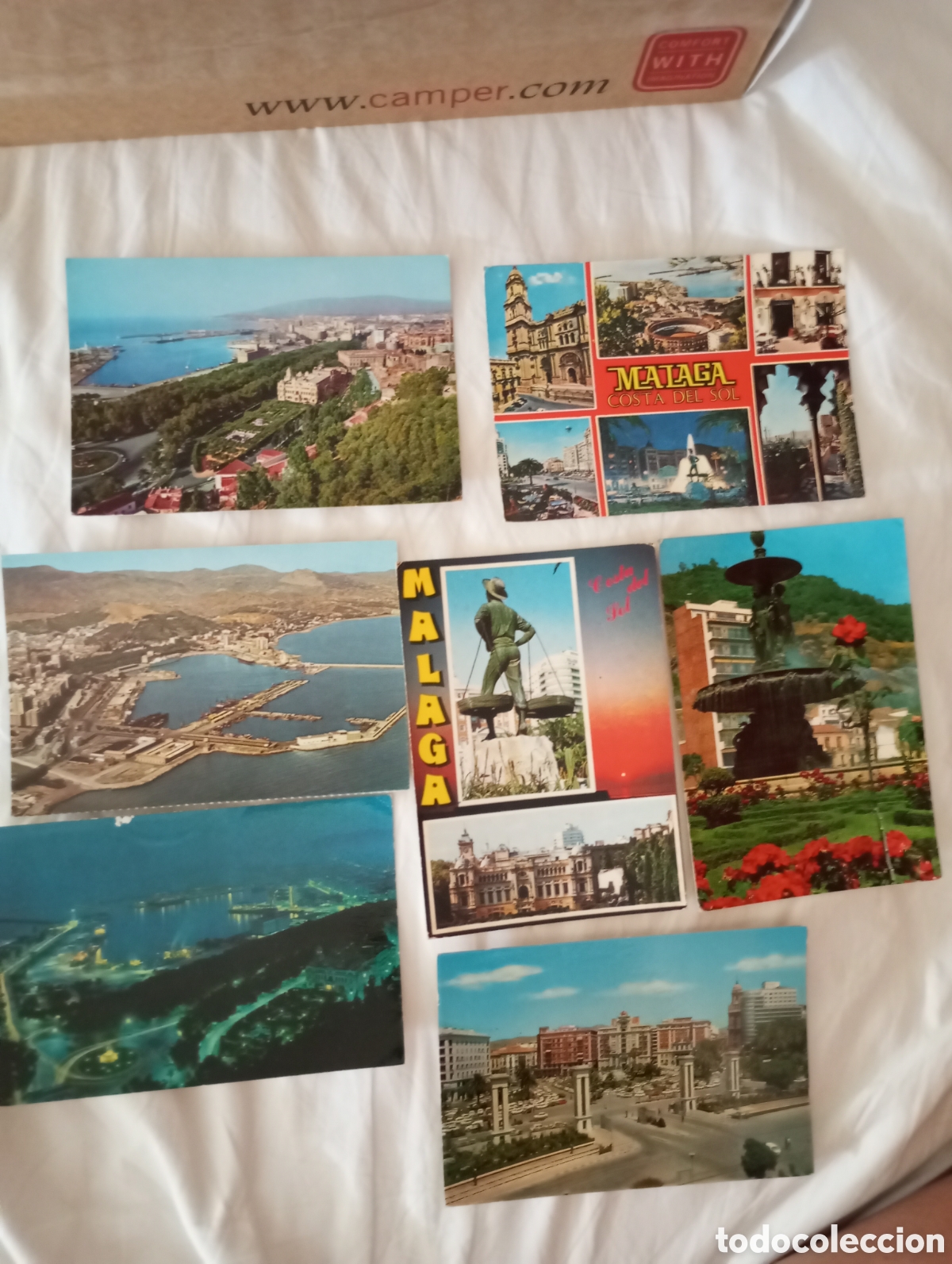 Postales: 11 postales de M&aacute;laga sin circular