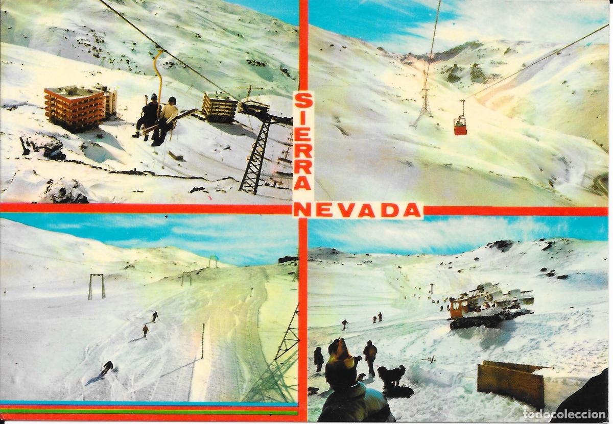 Postales: [POSTAL] Sierra Nevada. Granada. A&ntilde;o 1976 (circulada)