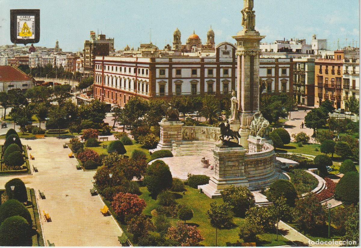 Postales: (1169) CADIZ. PLAZA DE ESPA&Ntilde;A