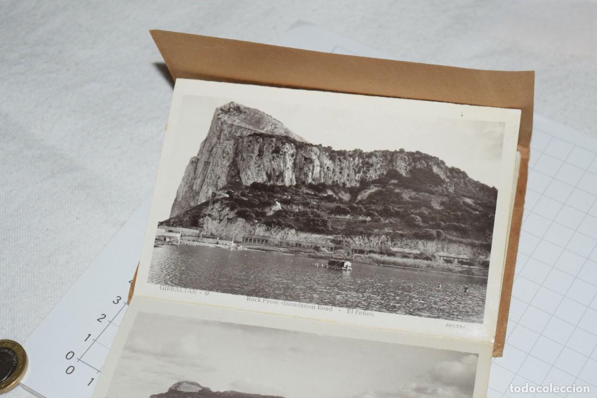 Postales: Recuerdo de GIBRALTAR - BLOC, con 10 postales/im&aacute;genes, en B/N brillo - &iexcl;Mira fotos y detalles!