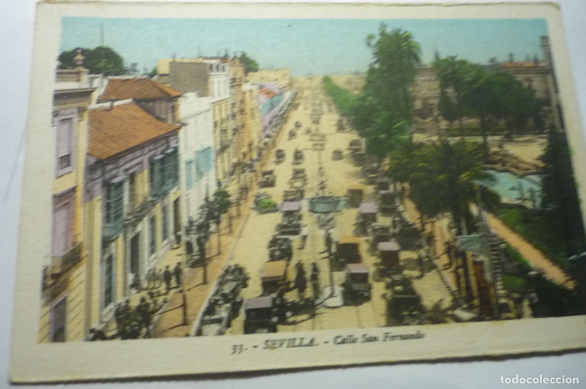 Postales: postal sevilla calle fernando cm