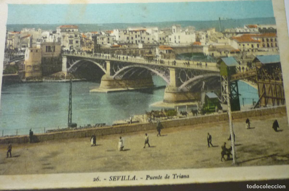 Postales: postal sevilla puente triana cm