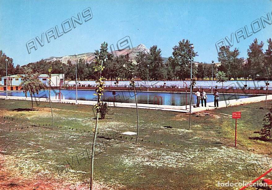 Postales: Piscina ol&iacute;mpica ASPO de Pe&ntilde;arroya-Pueblonuevo (C&oacute;rdoba) - Escrita