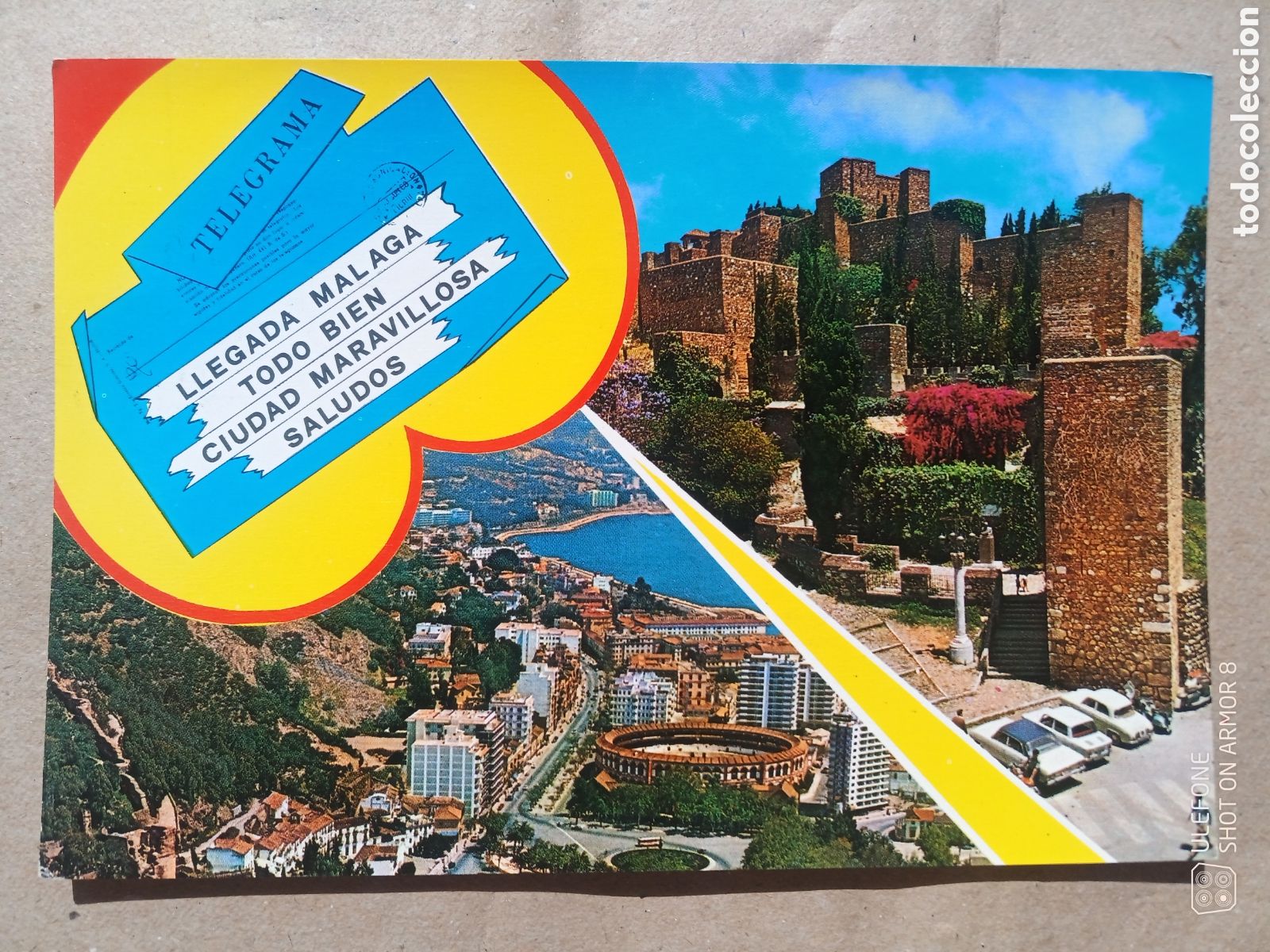 Postais: Postal M&aacute;laga 142 - Bellezas de la ciudad - Escrita