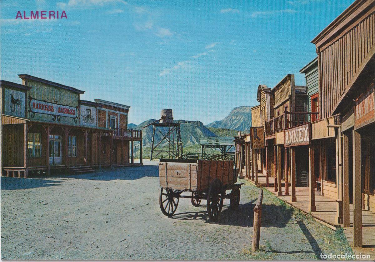 Postales: ALMERIA, ESTUDIOS CINE, POBLADO DEL OESTE - EDICIONES ARRIBAS N&ordm;109 - CIRCULADA