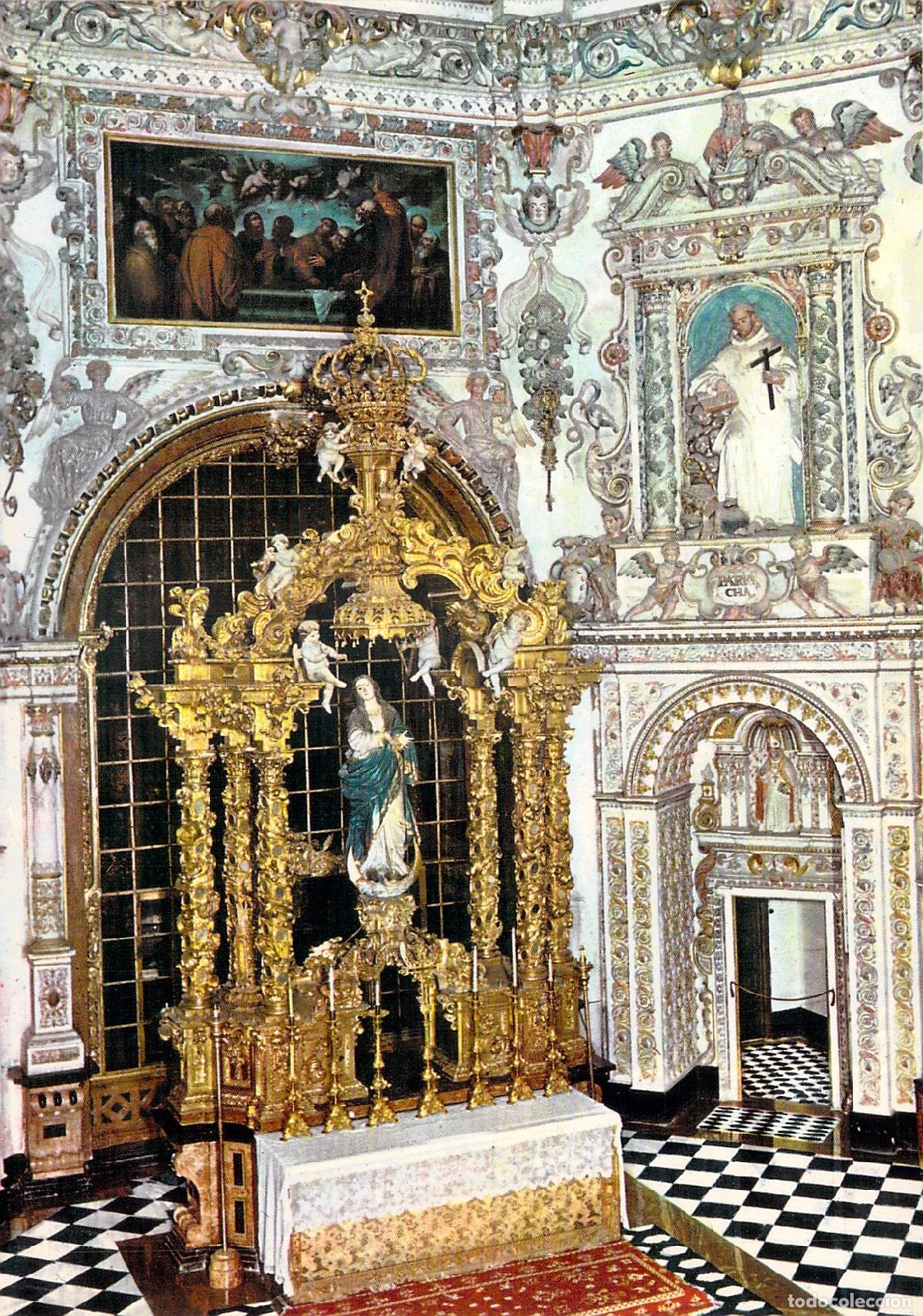Postales: Postal de la Iglesia de La Cartuja en Granada, Altar Mayor