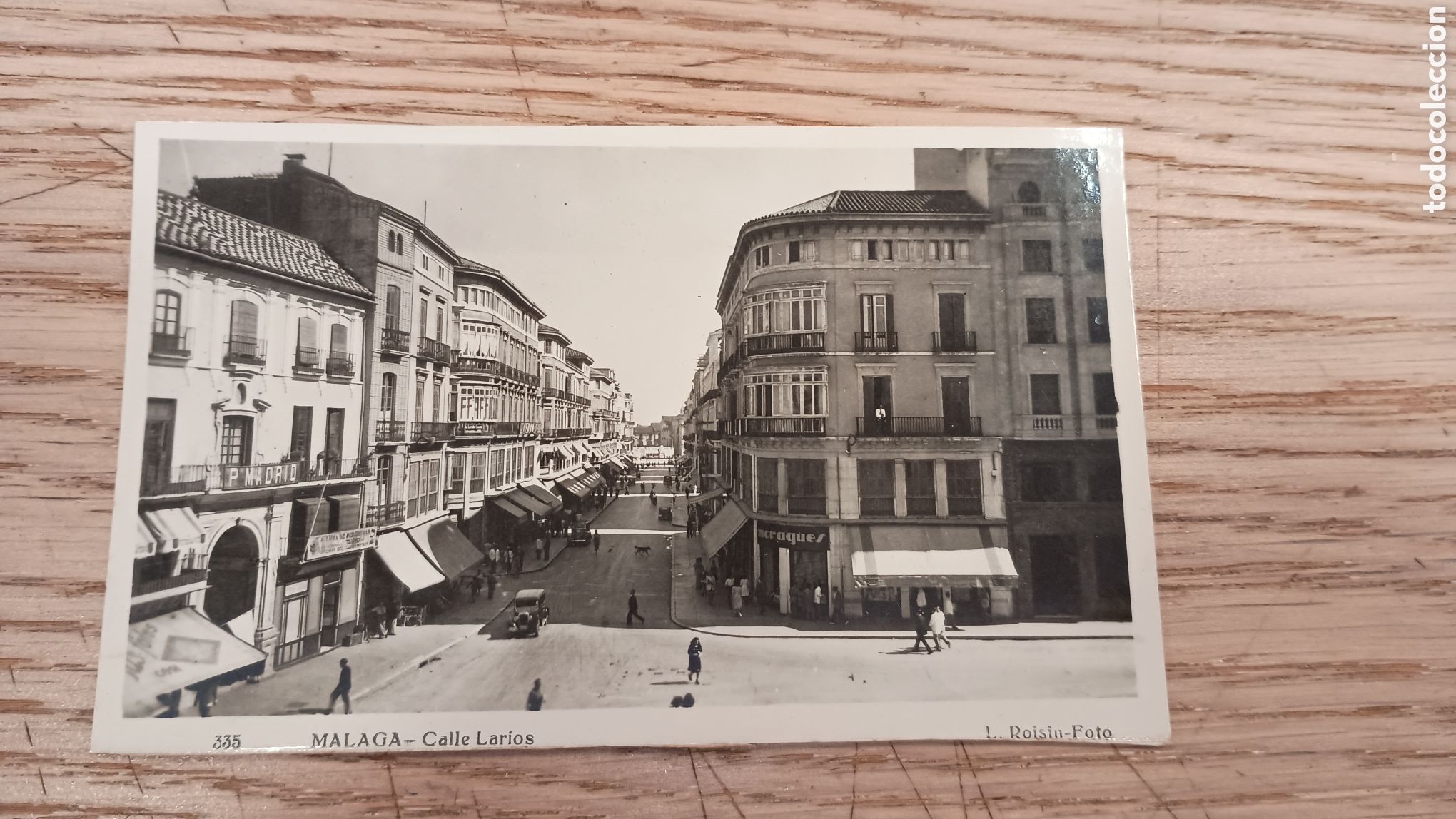 Postales: M&Aacute;LAGA - CALLE LARIOS - L. ROISIN
