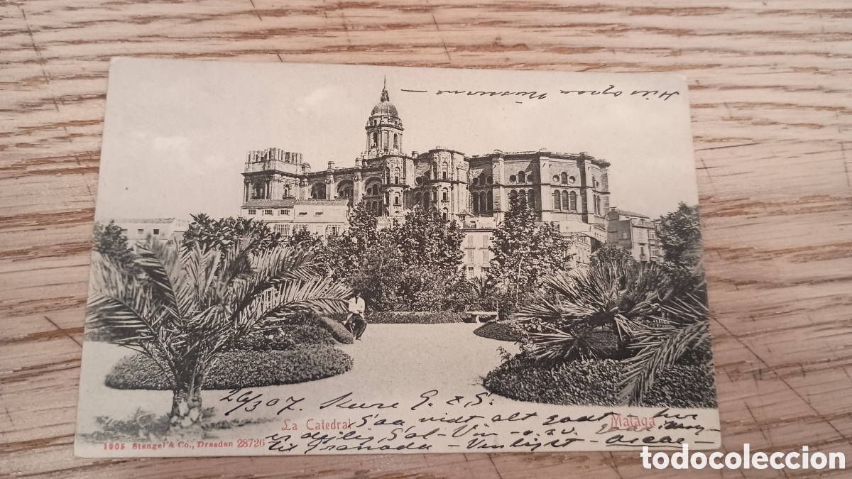 Postales: M&Aacute;LAGA - LA CATEDRAL - STANGEL & CO. DRESDEN