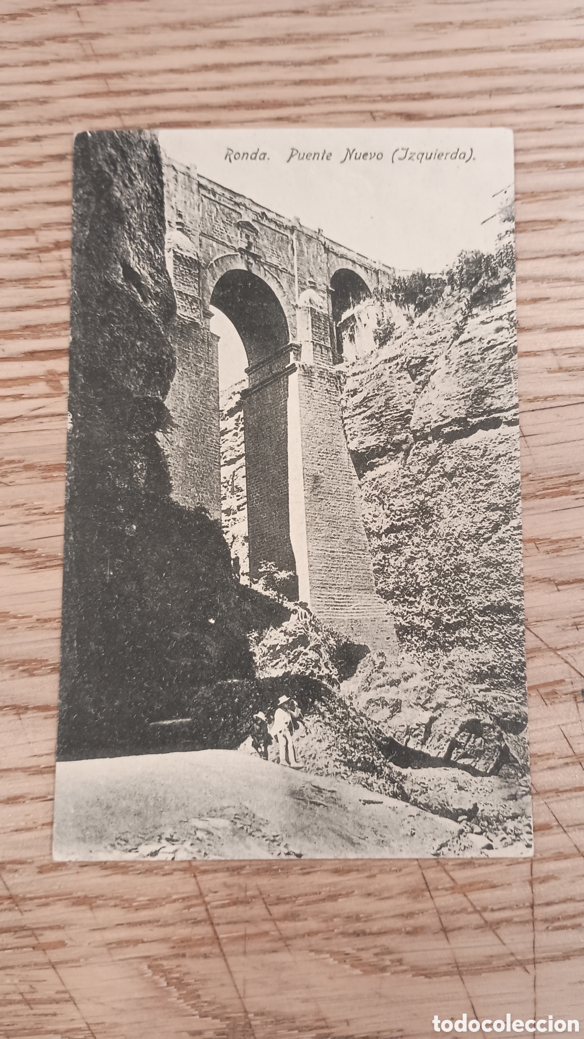 Postales: RONDA (M&Aacute;LAGA) - PUENTE NUEVO (IZQUIERDA) - EDICI&Oacute;N H.G.C.