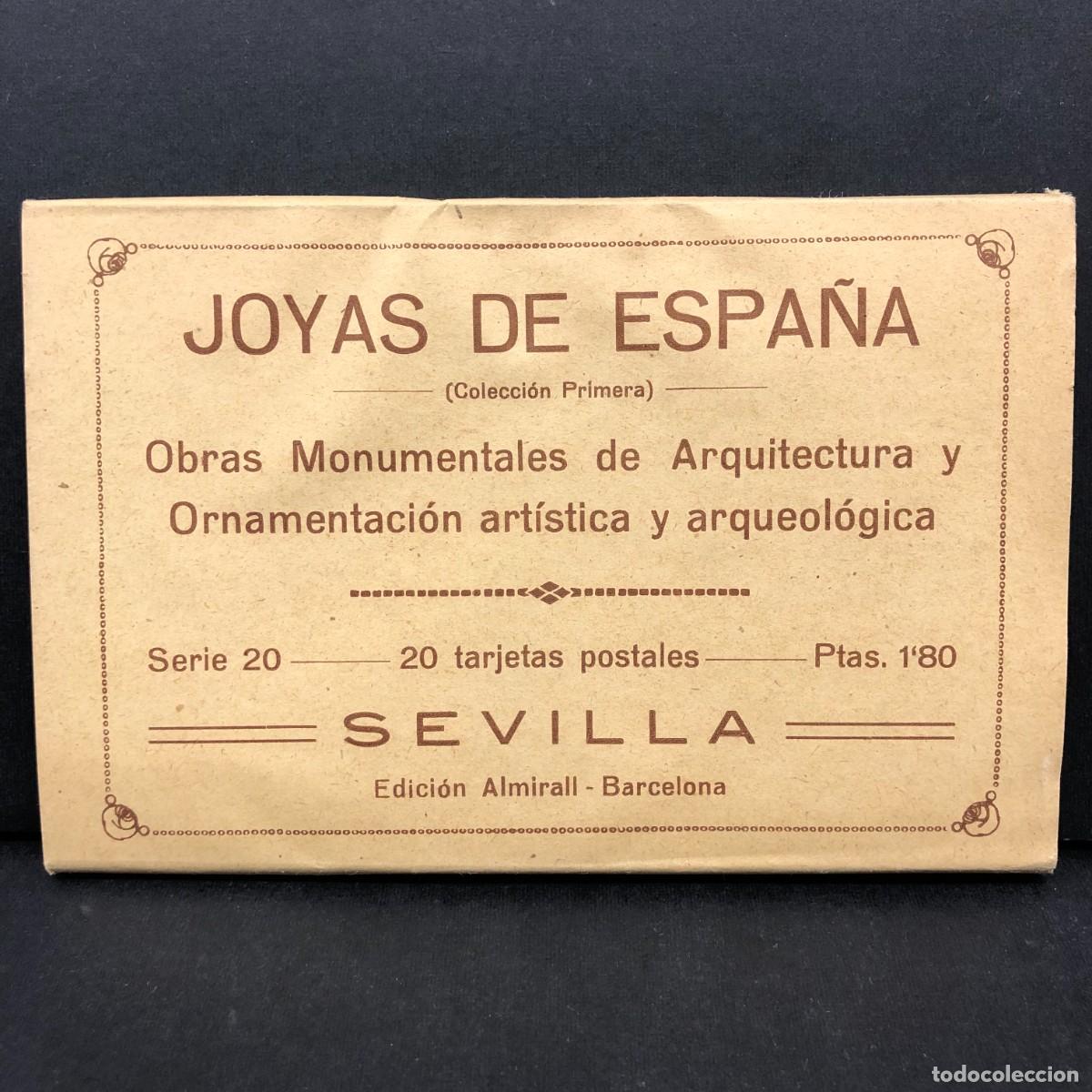 Postales: JOYAS DE ESPA&Ntilde;A - SEVILLA - 20 TARJETAS POSTALES - EDICI&Oacute;N ALMIRALL / 3305